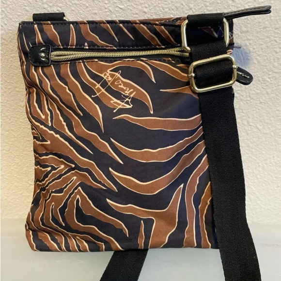 Franco Sarto Multi Color Striped Crossbody Bag Zipper Travel Pockets Purse - Picture 2 of 11